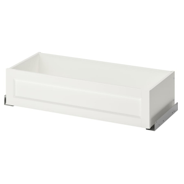 KOMPLEMENT atvilktne ar ierāmētu priekšējo paneli 67,8x34,1x16 cm balta
