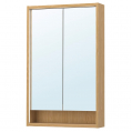 FAXÄLVEN spoguļskapis ar iebūvētu gaismu, 60x15x95 cm, ozola imitācijas LED draiveris