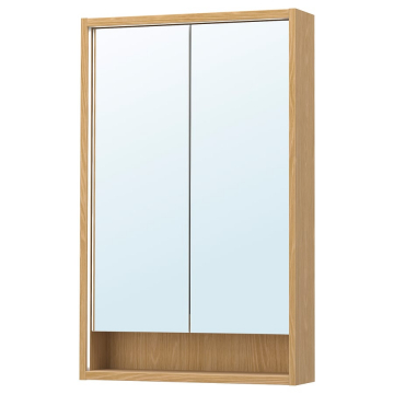 FAXÄLVEN spoguļskapis ar iebūvētu gaismu, 60x15x95 cm, ozola imitācijas LED draiveris