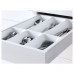 METOD/MAXIMERA ak 4 front/2 mad/3 central shtl, balts/Bodbyn natural white