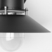 UPPLID sienas lampa, 28 cm, melna lietošanai ārpus telpām