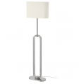 UPPVIND stāvlampa, 150 cm, niķelēta/balta