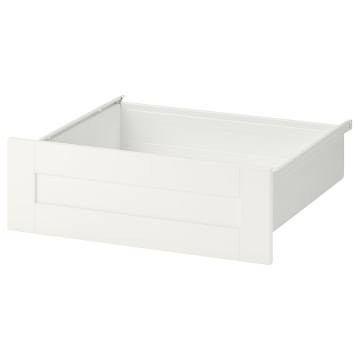 SANNIDAL atvilktne, 60x57x20 cm, balts/balts rāmis