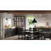 LERHYTTAN, durvis 60 x 140 cm melns traips