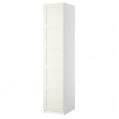 PAX, skapis ar 1 durvīm 49,8x60x236,4 cm balts/Bergsbo balts