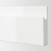 VOXTORP, atvilktnes priekšējais panelis 60x10 cm spīdīgi balts