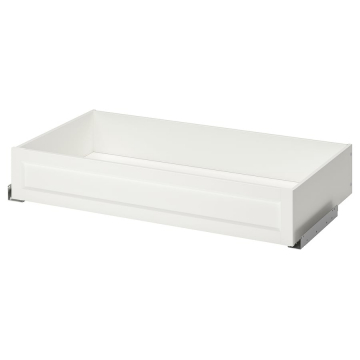 KOMPLEMENT atvilktne ar ierāmētu priekšējo paneli 92,8x56,9x16 cm balta