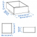 KOMPLEMENTS, atvilktne 50x58 cm KOMPLEMENTS, atvilktne 50x58 cm