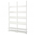 ELVARLI 2 daļas, balts, 175x51x222-350 cm