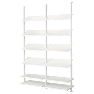 ELVARLI 2 daļas, balts, 175x51x222-350 cm