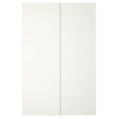 HASVIK Bīdāmās durvis - baltas 150x236 cm PAX bīdāmās durvis