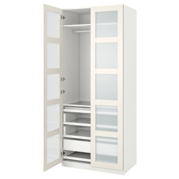 PAX/BERGSBO, garderobes kombinācija / 100x60x236 cm